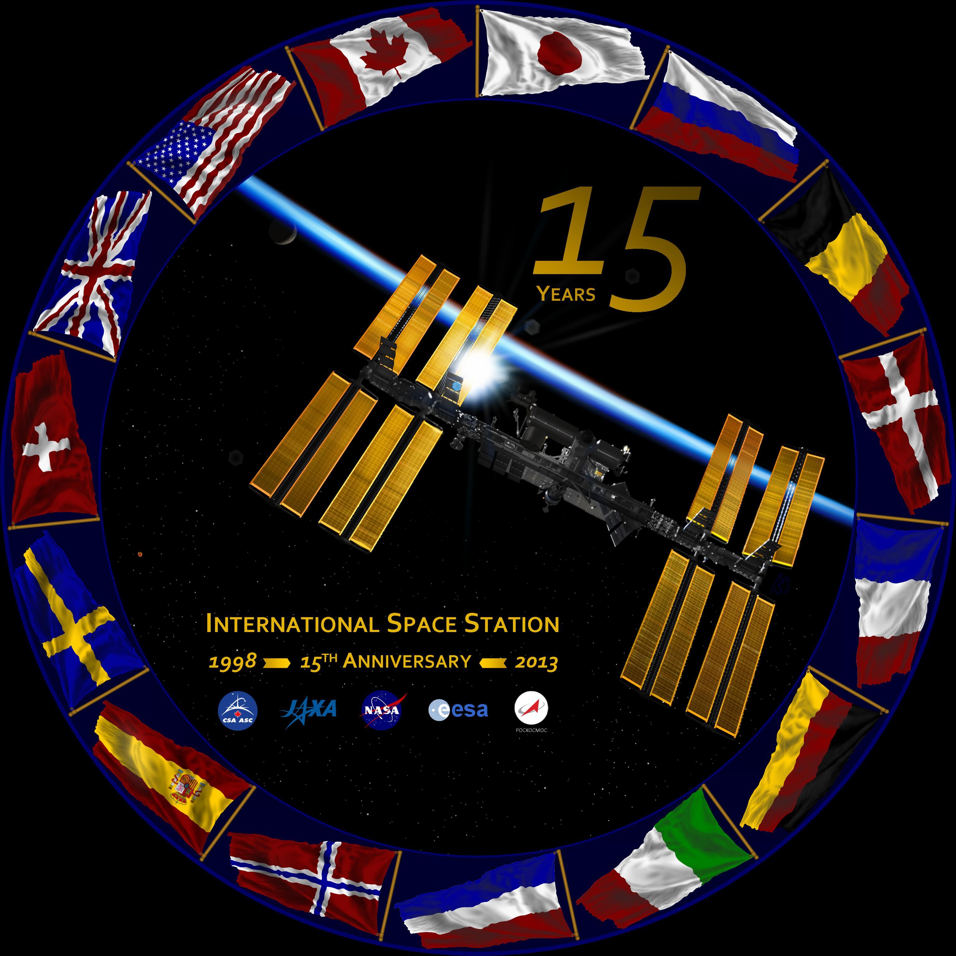 International NASA Logo - JSC Features - Michael C. Jansen: The merging of two passions ...
