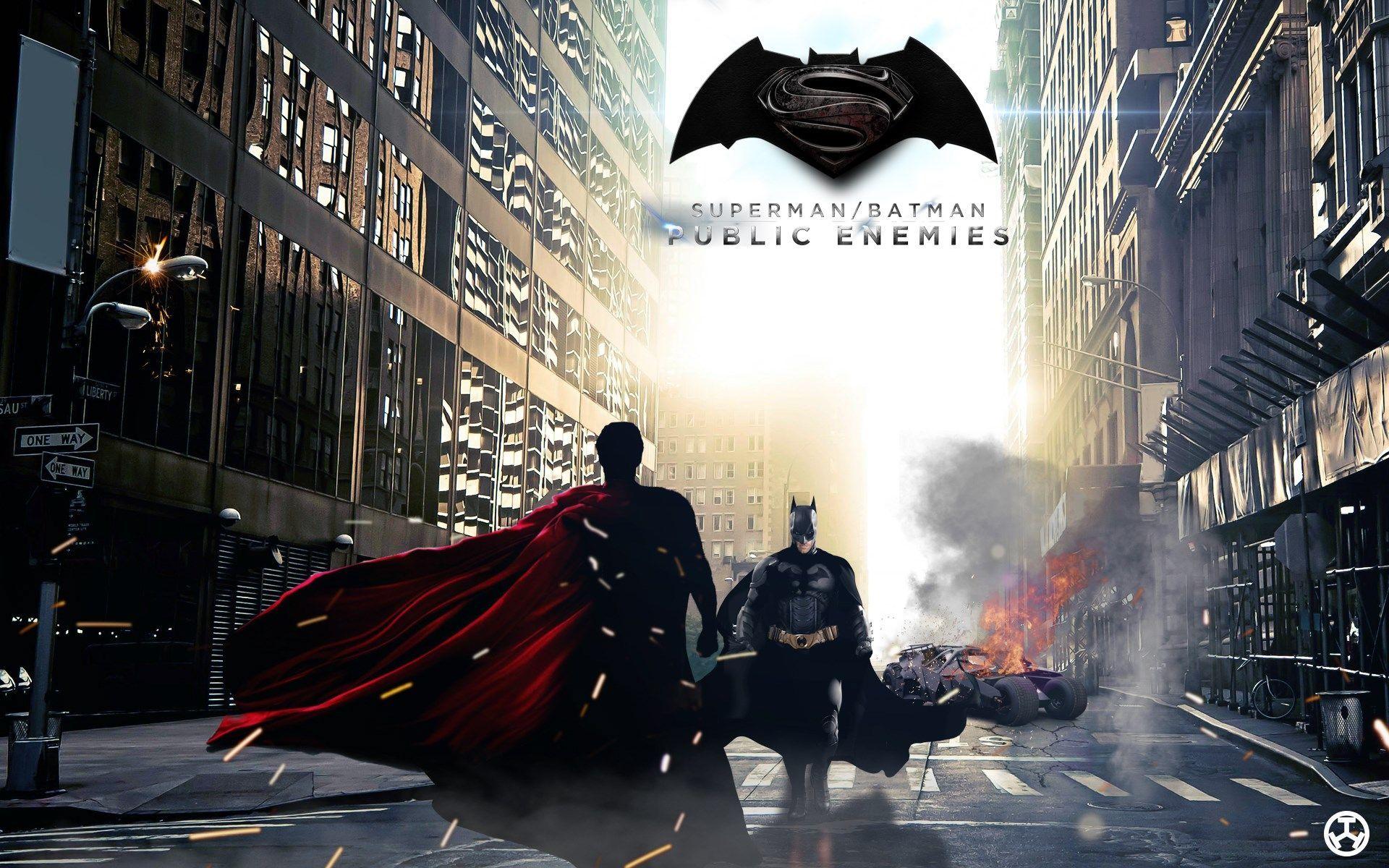 Superman Batman Movie Logo - Batman Vs Superman Logo Wallpaper