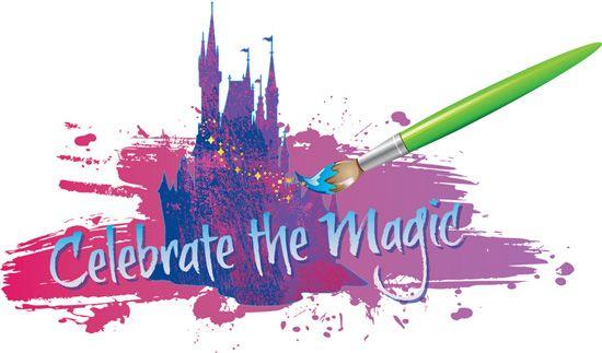 Disney World Magic Kingdom Logo - It's Time to 'Celebrate the Magic' at Magic Kingdom Park. Disney