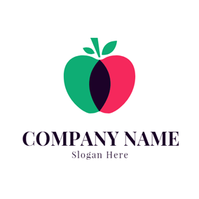 Green and Red Company Logo - Free Fruit Logo Designs | DesignEvo Logo Maker