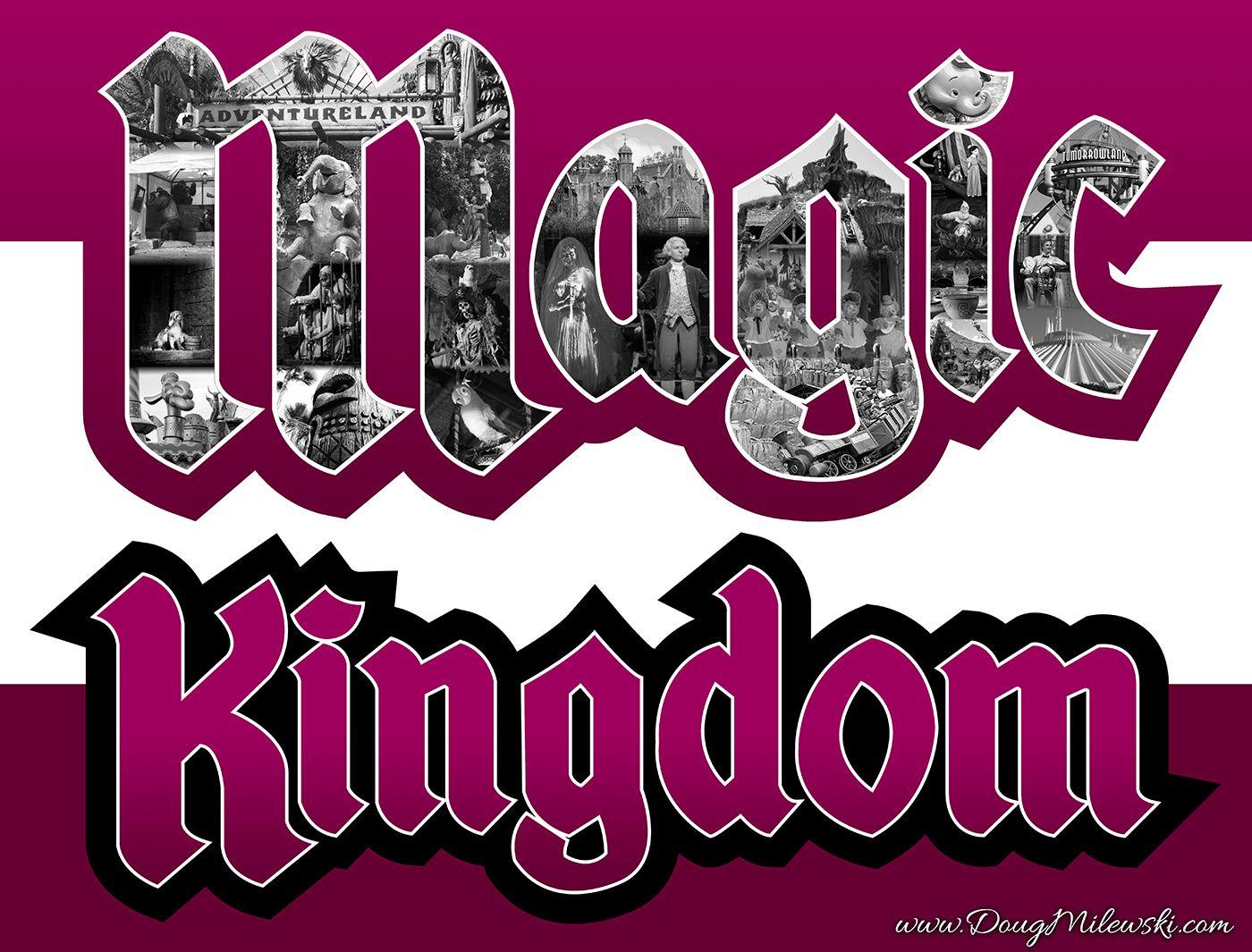 logo disney magic kingdom gris
