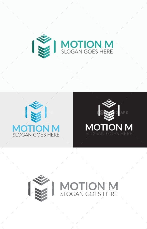 Motion M Logo - Motion M - Logo Template - Print | CodeGrape
