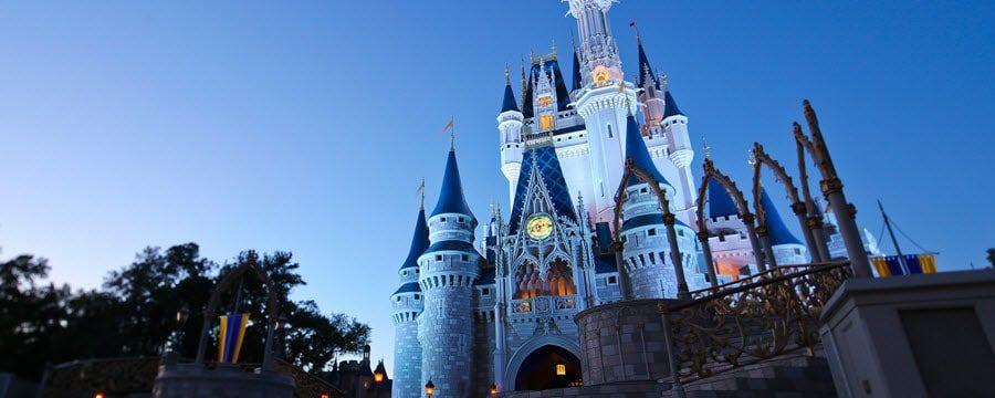 Classic Walt Disney Castle Logo - Magic Kingdom Theme Park | Walt Disney World Resort