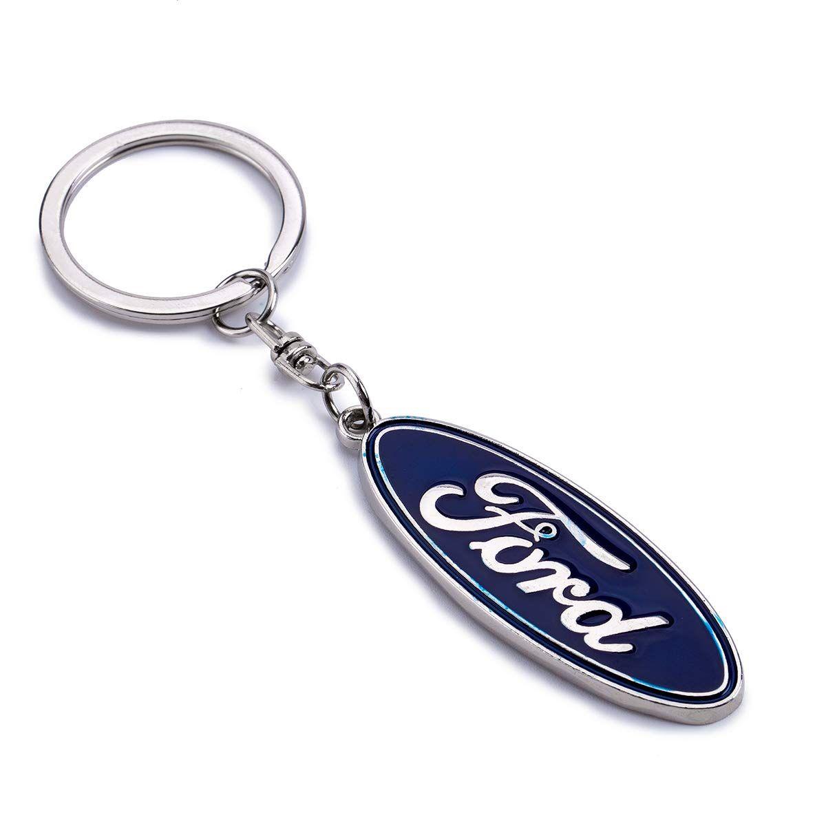 Silver Oval Car Logo - Amazon.com: QZS 3D Chrome Metal Key Chain Car Logo Key Ring, Best ...