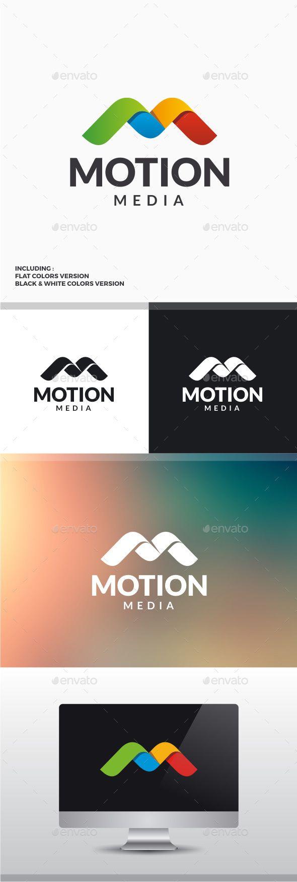 Motion M Logo - Motion Media M Logo. Letters. Logos
