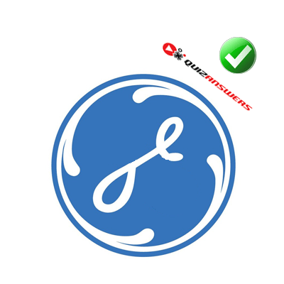 White with Blue Circle Logo - Blue and white s Logos