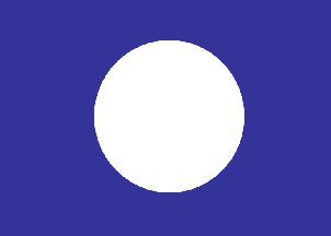 Blue with White Circle Logo - Unidentified Flags or Ensigns (2004)
