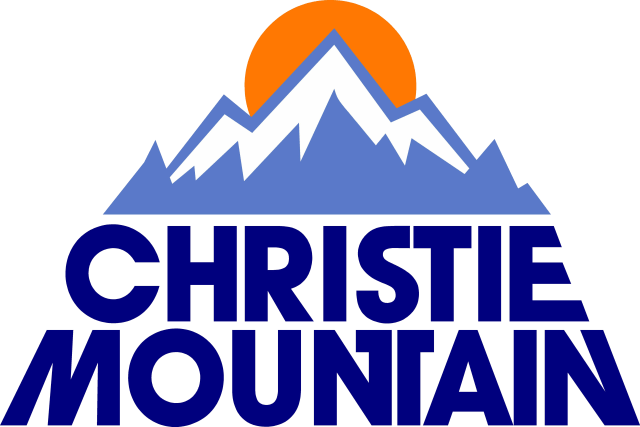 Snow and Mountain Logo - Christie Mountain Snow Area, Rock Climbing and more!