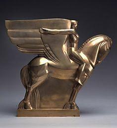 Art Deco Flying Horse Logo - Best Art Deco Horses image. Horses, Horse, Horse art