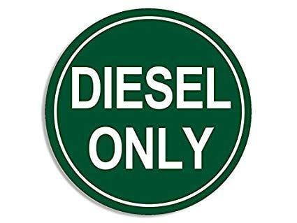 Round Green Logo - Amazon.com: American Vinyl Round Green Diesel Only Sticker (Decal ...