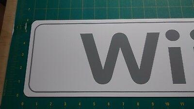 Wii U Logo - WII U LOGO Aluminum Sign 6 x 24 - $25.95
