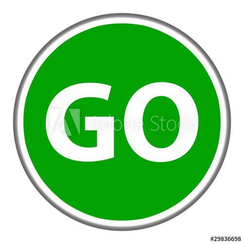 Round Green Logo - Round Green Go Sign - Buy this stock illustration and explore ...