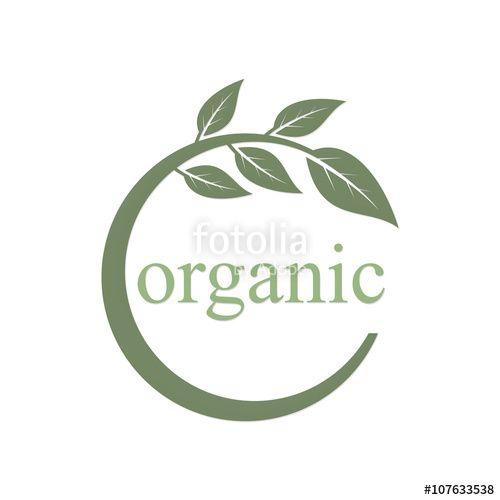 Round Green Logo - Organic Round Green Leaf Logo Stock Image And Royalty Free Vector