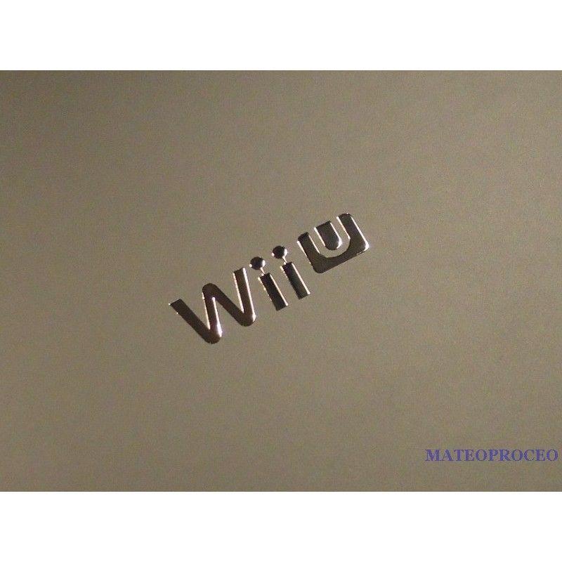 Wii U Logo - Nintendo Wii U Label Sticker Badge Logo Metal