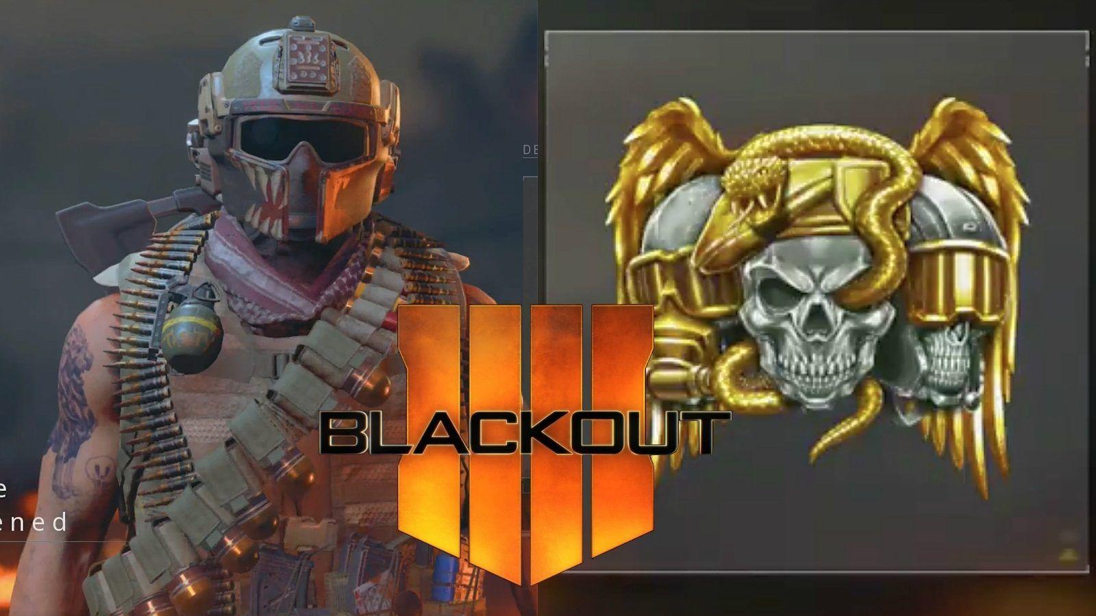 Blackout Bo4 Logo - JoshOG hits MAX level on Call of Duty Blackout - Emblem and unlocks ...