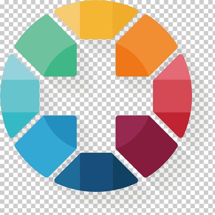 Round Green Logo - Infographic Chart Diagram , Creative PPT element, round red, orange ...