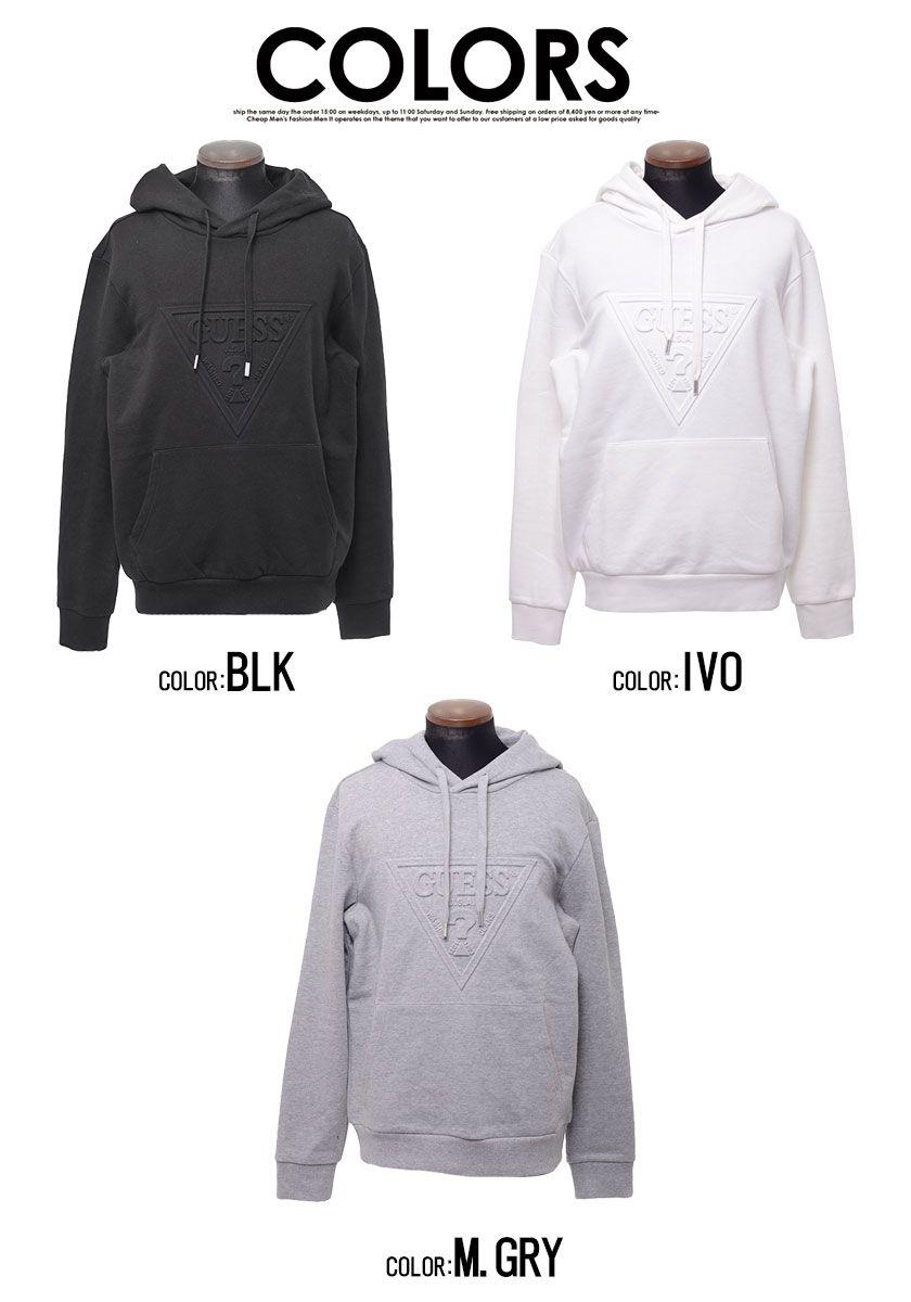 Three Color Triangle Logo - FUGA: All three colors of parka men pullover long sleeves triangle