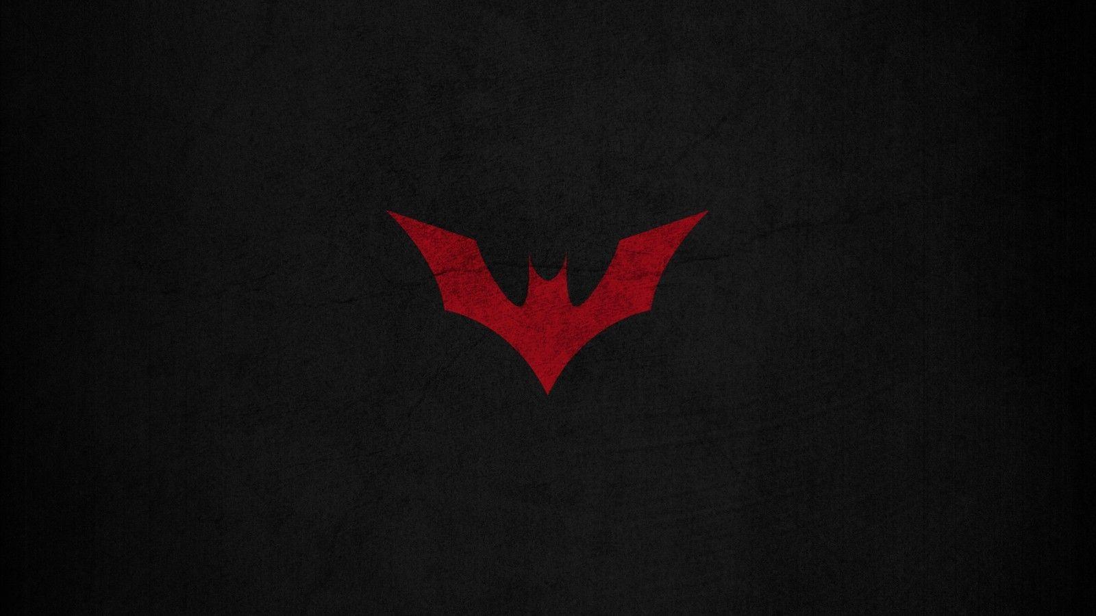 Red and Black Batman Logo - Wallpaper : black, red, logo, Batman Beyond, Batman of the Future
