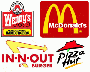 Restarants of Red Colored Logo - The Effect Of Color In Logo Design | Velocity Agency