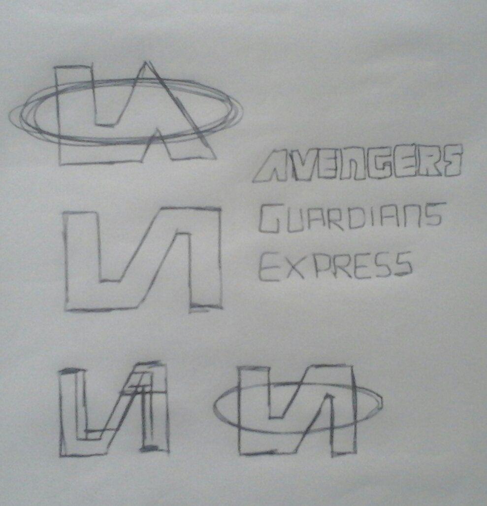 Sketches of La Logo - Stylized LA logo sketches Creamer's Sports Logos