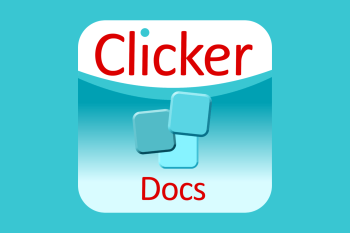 Google Docs Apps Logo - Clicker Docs for iPad