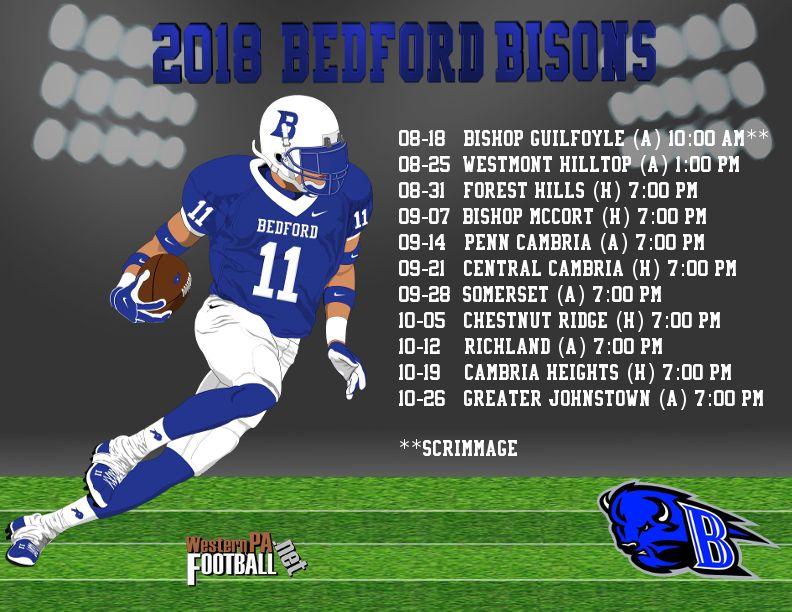 Bedford Bison Logo - 2018 Team previews: Bedford Bisons – WesternPAFootball