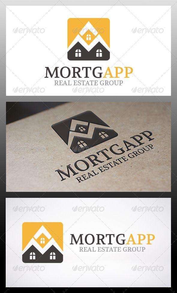 Three Color Triangle Logo - Mortgage App Logo by BossTwinsArt color version: Color
