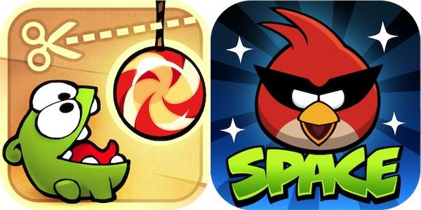 Angry Birds App Logo - Cut The Rope & Angry Birds Space Updated - AppleNAppsAppleNApps
