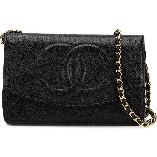 CC Purse Logo - Chanel Vintage CC logo crossbody bag ($740) ❤ liked on Polyvore