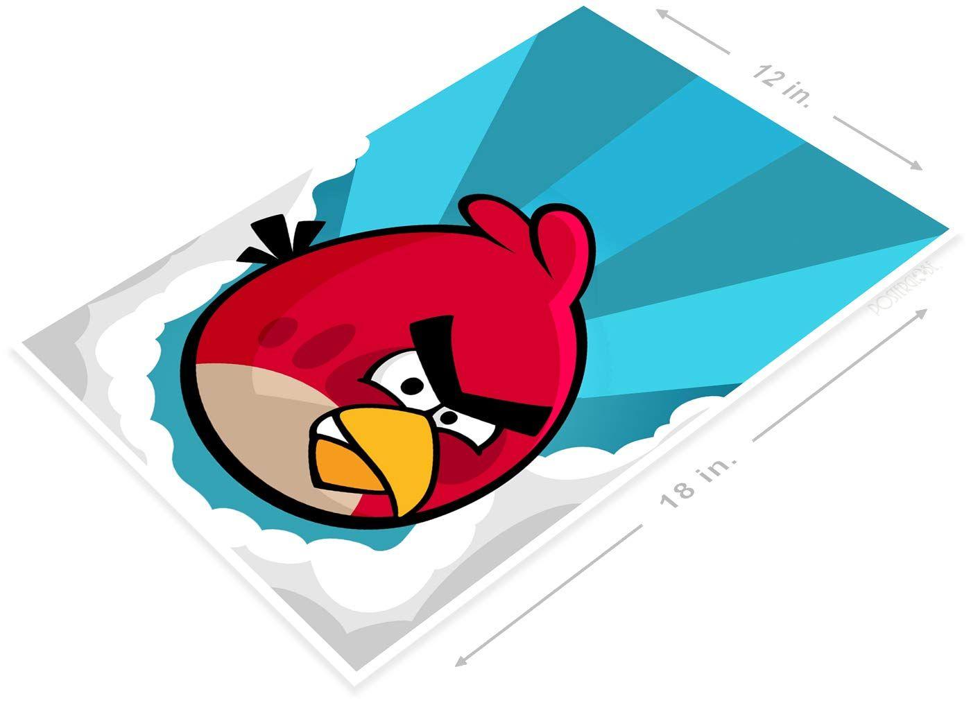 Angry Birds App Logo - Amazon.com: PosterGlobe Poster B105 Angry Birds Smart Phone App Game ...