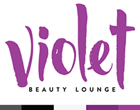 Violet Logo - Violet Beauty Lounge Logo and Brand