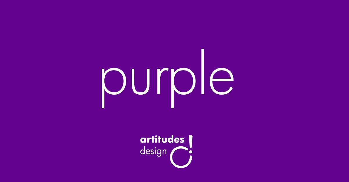 Purple and Blue Colored Logo - Purple in Marketing - Color Psychology - Artitudes Design