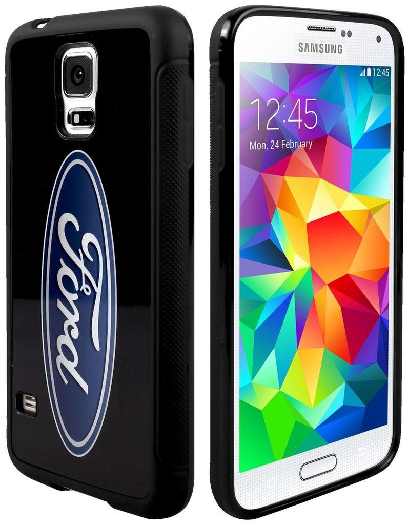 Black Blue Oval Logo - Cell Phone Cases Covers Skin for Samsung Galaxy S5 Ford Oval Logo