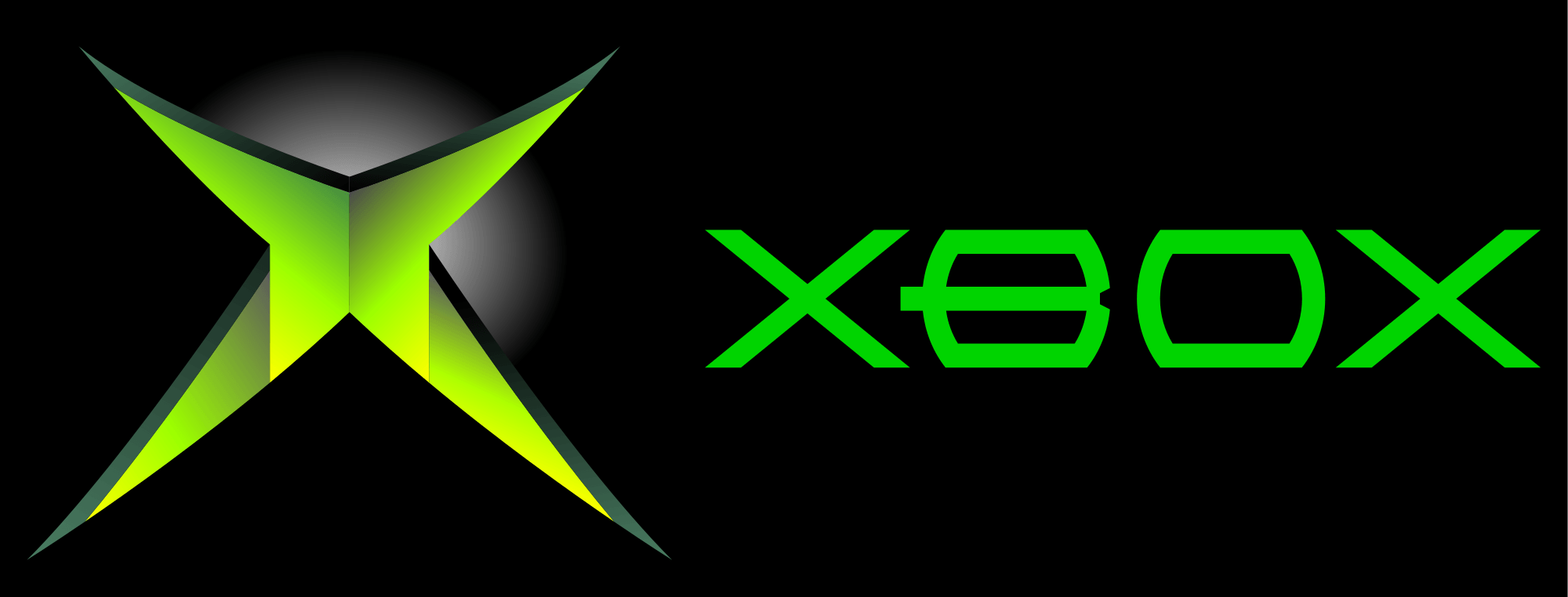 Original Xbox Logo - Xbox logo (2001–05, 2008–10) - Fonts In Use