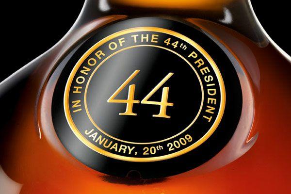 Hennessy Bottle Logo - Hennessy Obama 44 Cognac Still Current Thanks to Obama's Victory