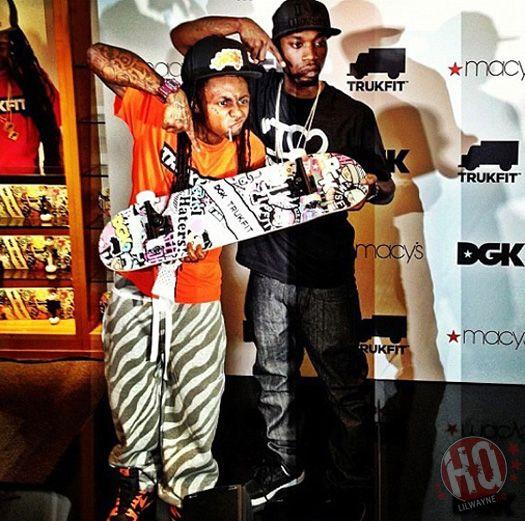 Lil Wayne Trukfit Clothing Logo - Lil Wayne Launches TRUKFIT Clothing Line In Macy's [Pictures]