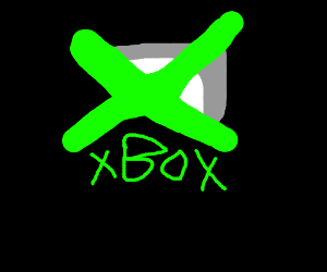 Original Xbox Logo - original xbox logo drawing by Brad Knights - Drawception