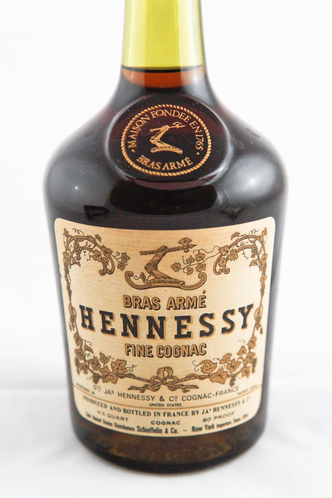 Hennessy Cognac Label Logo - Hennessy Bras Armé Fine Cognac to offer | Cognac Expert Blog