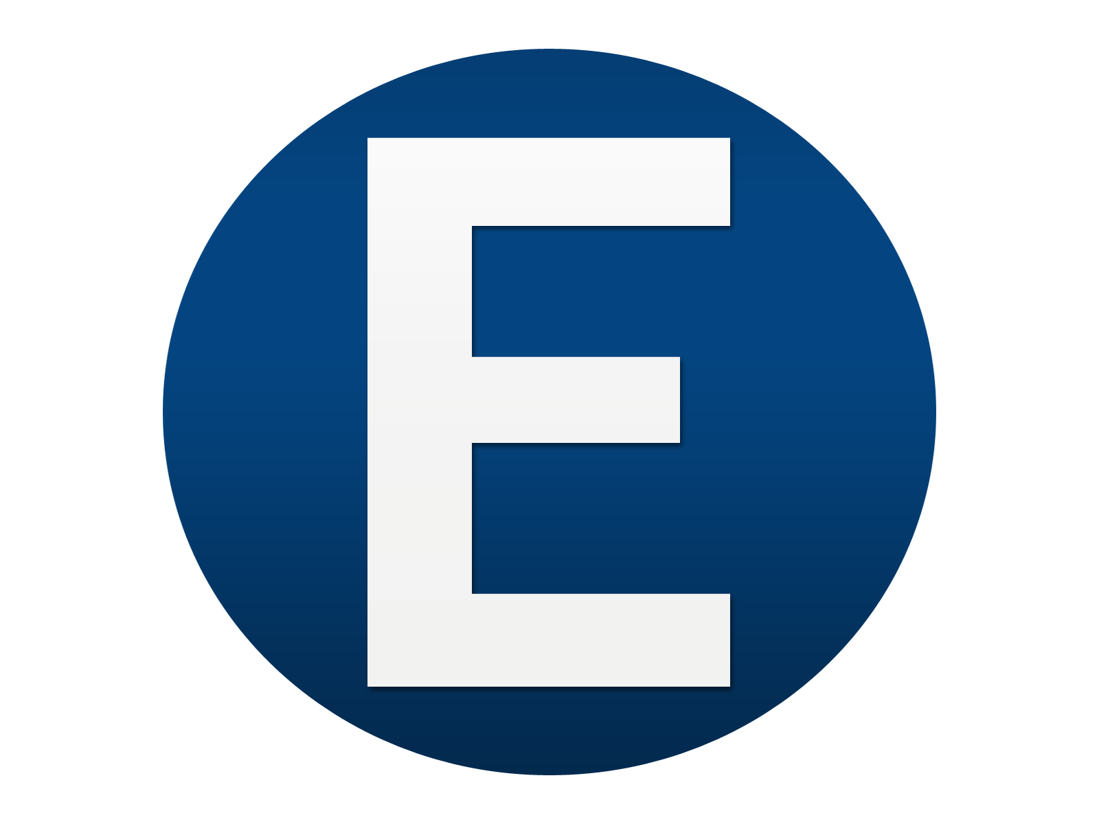 Blue E Logo - Blue White Letter E Logo Design PNG « Free To Use Images & Photos ...