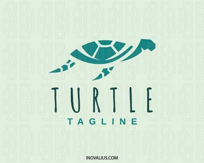 Green Colored Company Logo - Turtle Company Logo For Sale | Inovalius