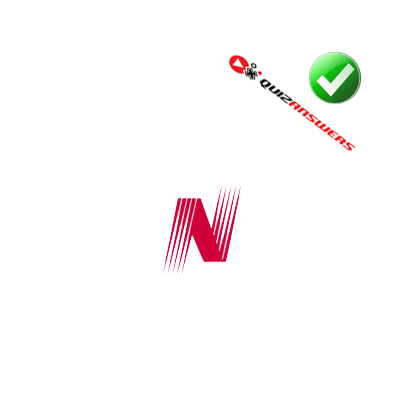 Red and White N Logo - Red n Logos