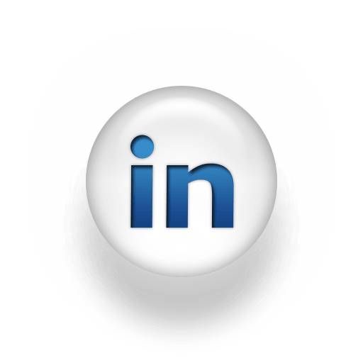 Blue and White Logo - Blue White Pearl Icon Social Media Logos Linkedin Logo Image