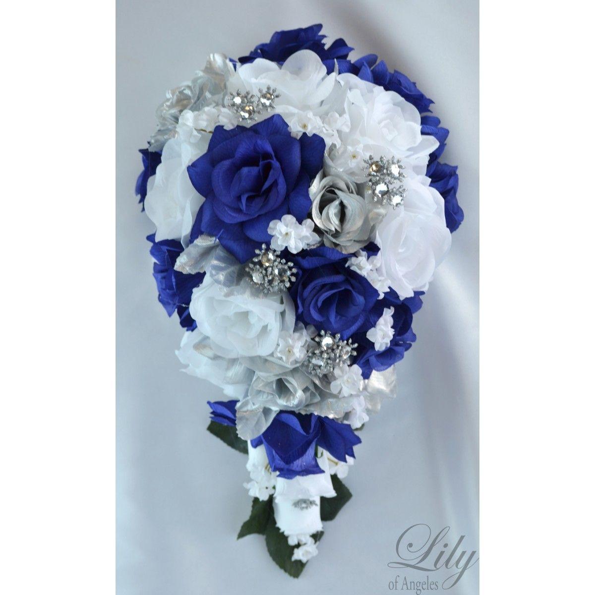 Navy Blue Flower Logo - NAVY BLUE SILVER WHITE