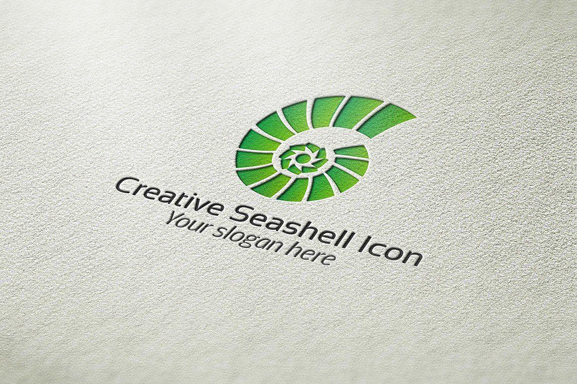 Sea Shell Logo - Creative Seashell Icon Logo ~ Logo Templates ~ Creative Market