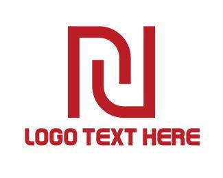 Red N Logo - Letter N Logo Maker