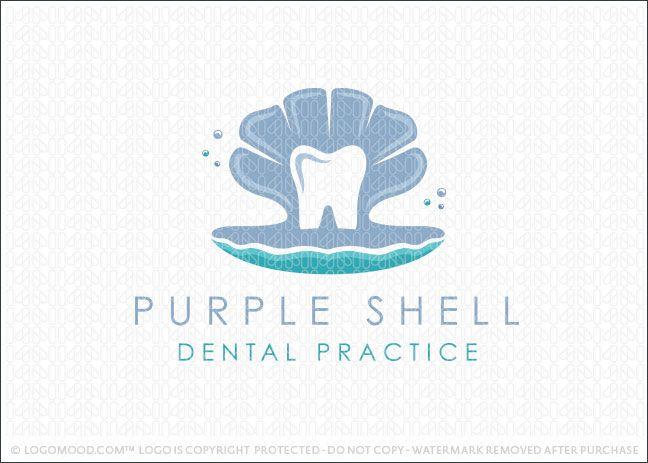 Sea Shell Logo - Readymade Logos Purple Shell Dental