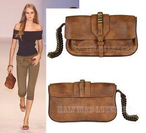 Celine Vintage Logo - CELINE BAG BULLET DETAIL WRISTLET CLUTCH VINTAGE LOGO NATURAL BROWN