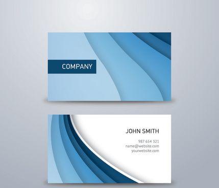 Red White and Blue Company Logo - Red white and blue business card design free vector download 479