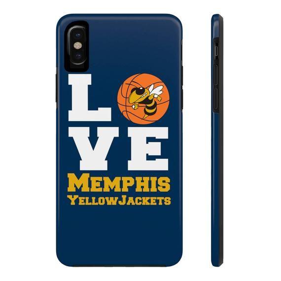 Memphis Yellow Jackets Logo - Items similar to Memphis Yellowjackets Love Basketball Case Mate ...