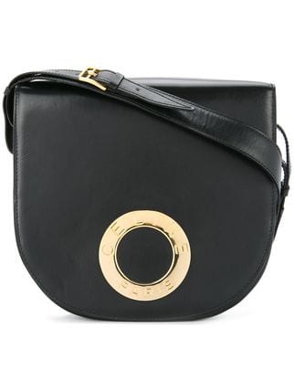 Celine Vintage Logo - Céline Vintage Ring Logo Shoulder Bag - Farfetch